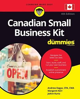 Kartonierter Einband Canadian Small Business Kit For Dummies, 4th Edition von Andrew Dagys