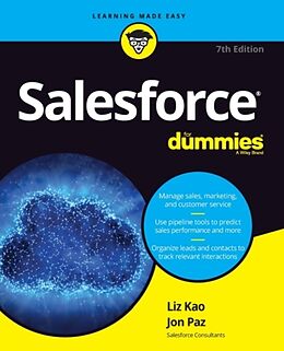 Kartonierter Einband Salesforce for Dummies von Liz Kao, Jon Paz