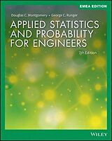 Couverture cartonnée Applied Statistics and Probability for Engineers, EMEA Edition de Montgomery Douglas C., Runger George C.