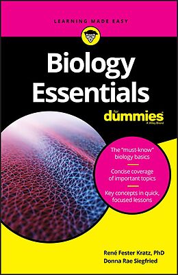 eBook (epub) Biology Essentials For Dummies de Rene Fester Kratz, Donna Rae Siegfried