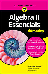 E-Book (epub) Algebra II Essentials For Dummies von Mary Jane Sterling