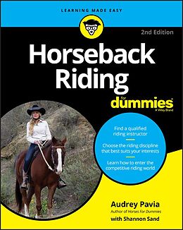 eBook (epub) Horseback Riding For Dummies de Audrey Pavia