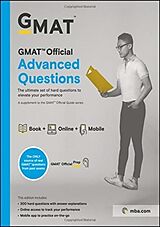 Couverture cartonnée GMAT Official Advanced Questions de Graduate Management Admission Council (GMAC)