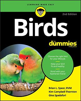 E-Book (epub) Birds For Dummies von Brian L. Speer, Kim Campbell Thornton, Gina Spadafori
