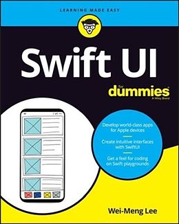 Couverture cartonnée SwiftUI For Dummies de Wei-Meng Lee