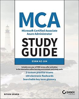 eBook (epub) MCA Microsoft Certified Associate Azure Administrator Study Guide de Rithin Skaria