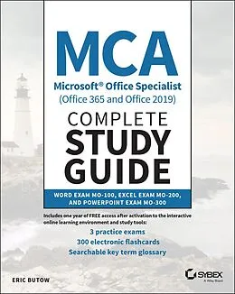 E-Book (pdf) MCA Microsoft Office Specialist (Office 365 and Office 2019) Complete Study Guide von Eric Butow
