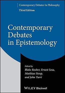 Couverture cartonnée Contemporary Debates in Epistemology de Blake Sosa, Ernest (Brown University) Steu Roeber