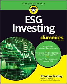 Couverture cartonnée ESG Investing For Dummies de Brendan Bradley