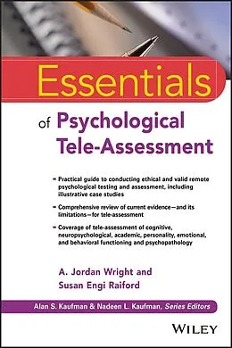E-Book (epub) Essentials of Psychological Tele-Assessment von A. Jordan Wright, Susan Engi Raiford