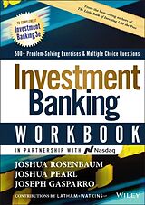 Livre Relié Investment Banking Workbook de Joshua Rosenbaum, Joshua Pearl, Joseph Gasparro
