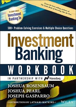 Fester Einband Investment Banking Workbook von Joshua Rosenbaum, Joshua Pearl, Joseph Gasparro