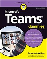 Couverture cartonnée Microsoft Teams for Dummies de Rosemarie Withee