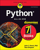 Couverture cartonnée Python All-in-One For Dummies de John C. Shovic, Alan Simpson