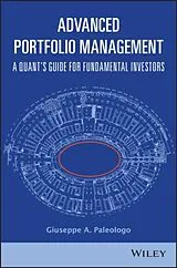 Fester Einband Advanced Portfolio Management von Giuseppe A. Paleologo