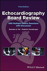 Couverture cartonnée Echocardiography Board Review: 600 Multiple Choice Questions with Discussion 3e de Pai