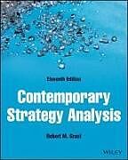 Couverture cartonnée Contemporary Strategy Analysis de Robert M Grant