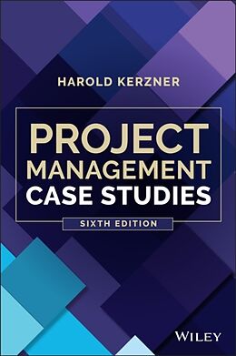 Couverture cartonnée Project Management Case Studies de Harold Kerzner