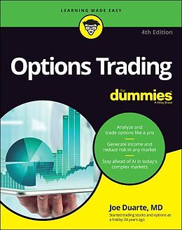 Couverture cartonnée Options Trading For Dummies de Joe Duarte