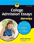 eBook (pdf) College Admission Essays For Dummies de Jessica Brenner