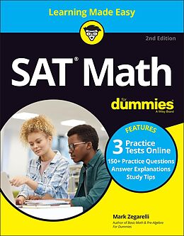 eBook (pdf) SAT Math For Dummies with Online Practice de Mark Zegarelli