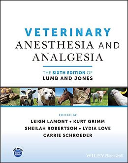 eBook (pdf) Veterinary Anesthesia and Analgesia, The 6th Edition of Lumb and Jones de 