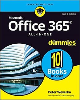 Couverture cartonnée Office 365 All-in-One For Dummies de Peter Weverka, Matt Wade