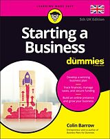 Kartonierter Einband Starting a Business For Dummies von Colin Barrow