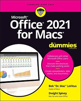 eBook (epub) Office 2021 for Macs For Dummies de Bob LeVitus, Dwight Spivey