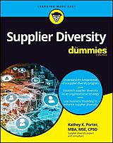 E-Book (pdf) Supplier Diversity For Dummies von Kathey K. Porter