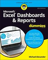 Couverture cartonnée Excel Dashboards & Reports For Dummies de Michael Alexander