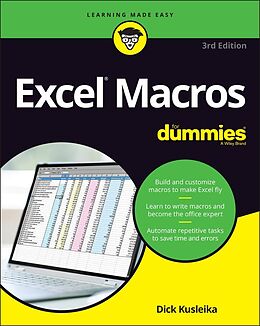 E-Book (epub) Excel Macros For Dummies von Dick Kusleika