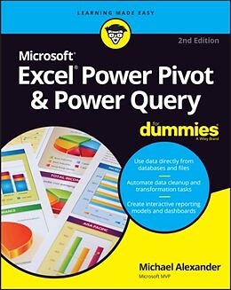 Couverture cartonnée Excel Power Pivot & Power Query For Dummies de Michael Alexander