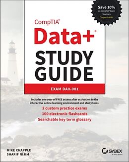 Couverture cartonnée CompTIA Data+ Study Guide de Mike Chapple, Sharif Nijim