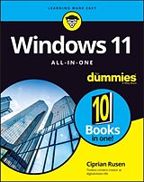 Couverture cartonnée Windows 11 All-in-One For Dummies de Rusen Ciprian Adrian