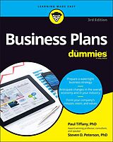 eBook (pdf) Business Plans For Dummies de Paul Tiffany, Steven D. Peterson