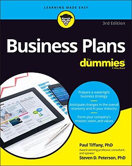 E-Book (epub) Business Plans For Dummies von Paul Tiffany, Steven D. Peterson