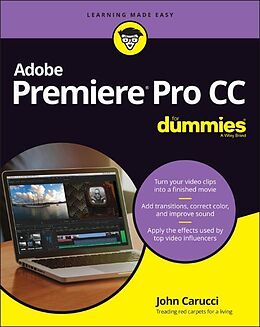 Couverture cartonnée Adobe Premiere Pro CC For Dummies de John Carucci