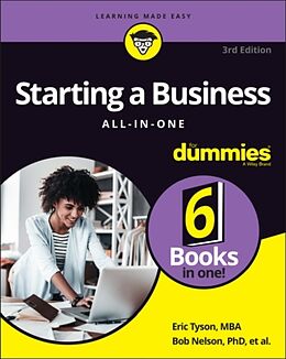 Couverture cartonnée Starting a Business All-in-One For Dummies de Eric Tyson, Bob Nelson