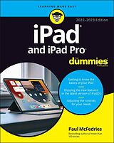 eBook (epub) iPad and iPad Pro For Dummies de Paul McFedries