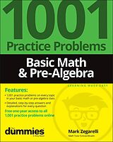 E-Book (pdf) Basic Math &amp; Pre-Algebra: 1001 Practice Problems For Dummies (+ Free Online Practice) von Mark Zegarelli
