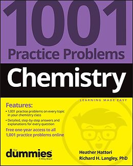 eBook (pdf) Chemistry: 1001 Practice Problems For Dummies (+ Free Online Practice) de Heather Hattori, Richard H. Langley