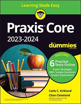 eBook (pdf) Praxis Core 2023-2024 For Dummies de Carla C. Kirkland, Chan Cleveland