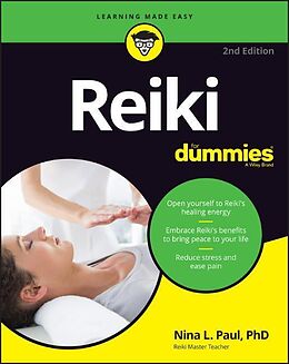 Couverture cartonnée Reiki For Dummies de Paul Nina L.