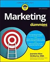 Kartonierter Einband Marketing For Dummies von Jeanette Maw McMurtry