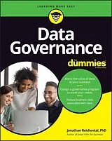 Kartonierter Einband Data Governance For Dummies von Jonathan Reichental