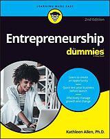 Couverture cartonnée Entrepreneurship For Dummies de Allen Kathleen