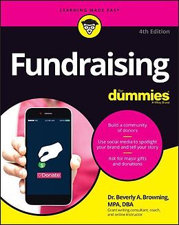 Couverture cartonnée Fundraising For Dummies de Browning Beverly A.