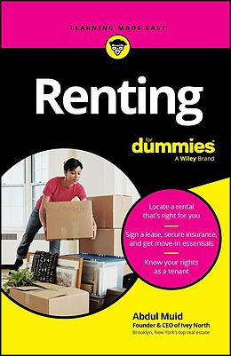 eBook (epub) Renting For Dummies de Abdul Muid