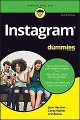 Kartonierter Einband Instagram For Dummies von Jenn Herman, Corey Walker, Eric Butow